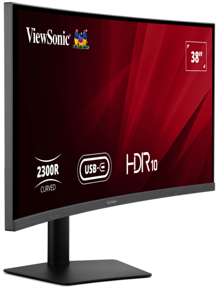 ViewSonic VA3820C '38" 21:9 3840 x 1600, SuperClear® IPS zakřivený monitor, 2 HDMI,DP,USB,USB-C 96W, speakers,výš. nast.